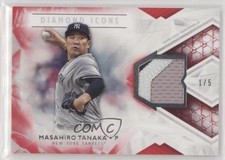 2018 Topps Diamond Icons Single Player Relics Red 1/5 Masahiro Tanaka o3p