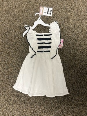 Btween Toddler Girls Size 4 White Dress- NWT