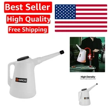 Lightweight 8L Fluid Measuring Container with Graduated Marks for Automotive Use