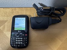 LG BLACK SMARTPHONE QWERTY KEYBOARD CELLPHONE. Not Tested.