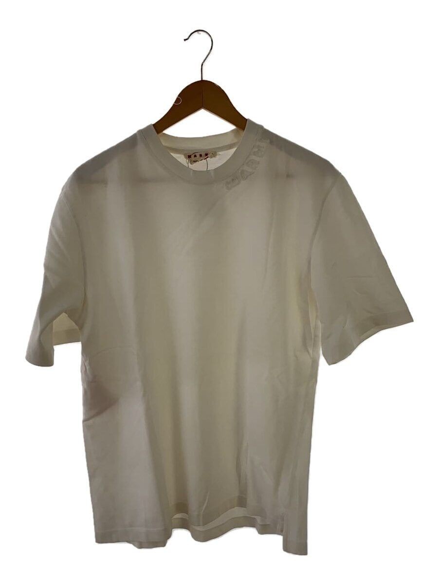 Tシャツ・カットソー MARNI OVERSIZED COTTON T-SHIRT (HUMU0287X0 UTC40600W01) Blue organic cotton oversized T-shirt with Marni patches | Marni
