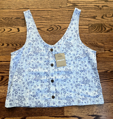 Medium-Patagonia Women's Garden Island Reversible Top Shirt Tank42345 NWT Purple