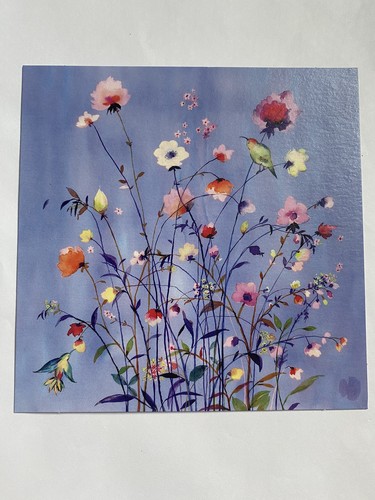 Flowers Blank Greetings Card & Envelope - Picture 1 of 1