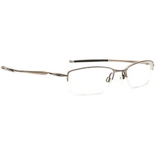 Oakley Eyeglasses 22-149 Transistor Brushed Chrome Half Rim Metal 51 18 135