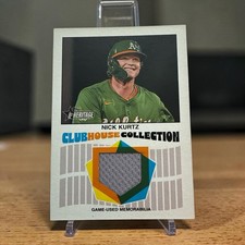 🔥Topps 2026 Heritage Athletics Nick Kurtz Clubhouse Collection Memorabilia Card