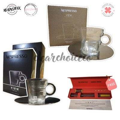 NESPRESSO VIEW - LUNGO & ESPRESSO CUP SETS  [FREE LIMITED EDITION CHOPSTICKS]