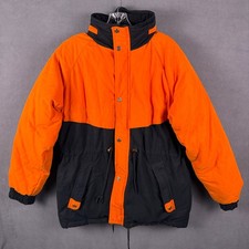 Vintage Triple Fat Goose Youth Winter Jacket L 16-18 Down Orange Ski Read 