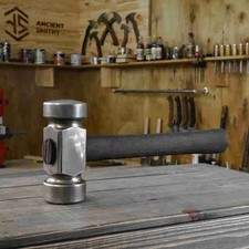 Blacksmith Hammer 2.82 lb Hand Forged AISI 10...