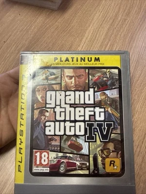 GTA IV Grand Theft Auto 4 - PS3 Playstation 3 - bon état - fonctionnel - PAL FR - Photo 1/2