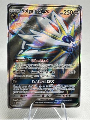 Solgaleo GX (Full Art) 143/149 SM Base Set Holo