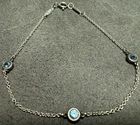 Tiffany & Co Elsa Peretti Colors By The Yard  Aquamarine 925 Bracelet