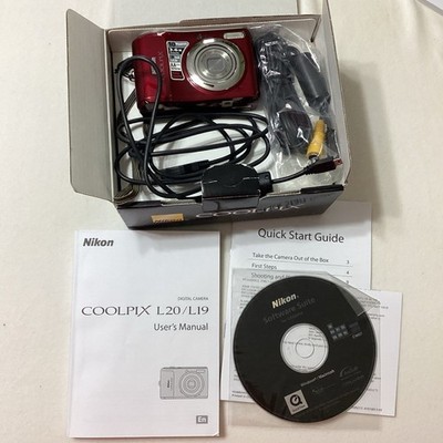 Nikon CoolPix L20 Red 10.0 Megapixels 3.6X Zoom 3.0 LCD Digital