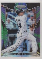 2019 Panini Prizm Tier III Purple & Green Hyper Prizm Austin Dean #275 0c2