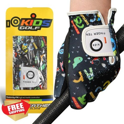 FINGER TEN Kids Golf Glove Left or Right Hand Youth