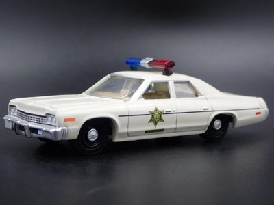 1975 75 DODGE MONACO DUKES HAZZARD COUNTY SHERIFF 1/64 SCALE DIECAST MODEL CAR
