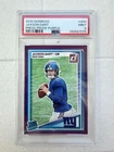 2025 Donruss #400 Jaxson Dart Purple Press Proof RC PSA 9 NY Giants