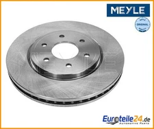 2 pieces brake disc Meyle 36-155210033 front axle for Nissan