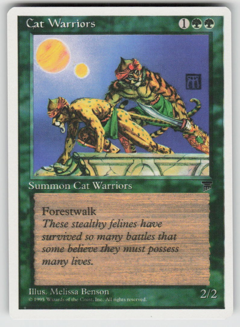 Cat Warriors Common Chronicles 58 MTG Near Mint