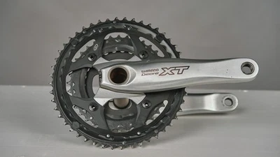 Shimano Deore XT Kurbel, 175mm dreifach Kettenblatt - Bild 1 von 3