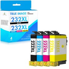 4PK 232XL 232 XL T232XL Ink Cartridges for Epson WF-2930 WF-2950 XP-4200 XP-4205