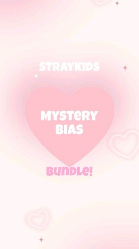 Stray Kids Mystery Bias Bundle 5 Photocards 2 Group 1 Duo 1 Bracelet 3 Stickers