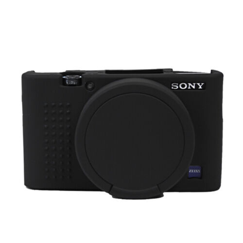 Silikon Tasche Etui für Sony RX100 III IV V VI VII Kameratasche schwarz CC2606a - Bild 1 von 1
