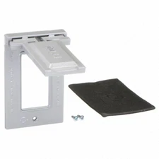 Hubbell-Bell 5103-0 Weatherproof 1 Gang Vertical Device Mount Cover GFCI (2 PACK