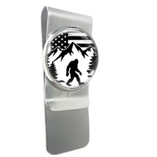 Bigfoot Money Clip – Handmade Stainless Steel Gift for Dad