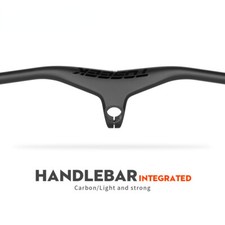 Carbon Mtb Bicycle Handlebars and Stem 28.6mm-17 Degree Integrated Handlebar