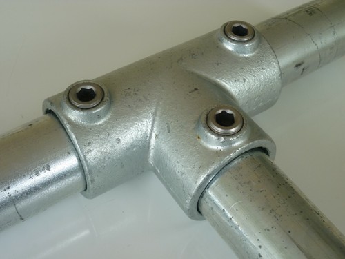 Rohrverbinder Fußplatten,T Stücke Kurz /Lang, Bögen und 3 Wegsverbinder +Rohre - Bild 27 von 72