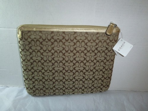 COACH F61035 signature tablet iPad sleeve case new nwt - Picture 3 of 6