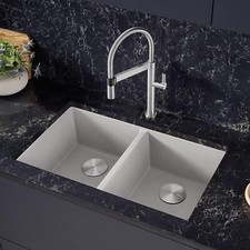 Blanco Precis 29- x18-  " Equal Double Bowl Silgranit Kitchen Sink, Undermount