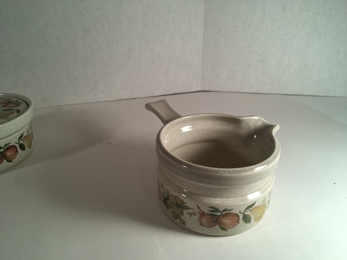 Wedgwood QUINCE Oval Serving Platter 13 3/8 Creamer Sugar Bowl And Gravy Boat - Picture 7 of 12