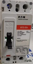Eaton Circuit Breaker HFD2225 2 Pole 40°C 225A 600VAC 65kA @ 480V  -TESTED