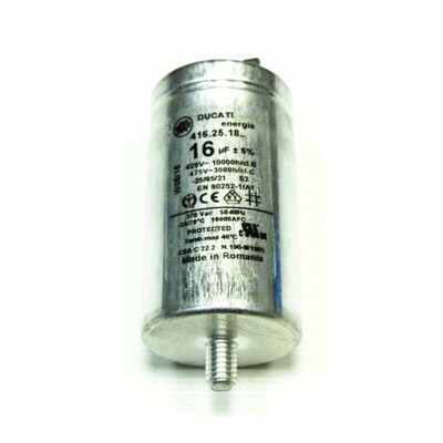 Condensatore Elettrolitico Came 10µf Con Cavi - Ricambio Per Elettrodomestici - Foto 6