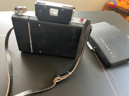 3 Vintage Polaroid Camera Model 100 220 320 Folding Land w/Covers Good Condition - Picture 5 of 24