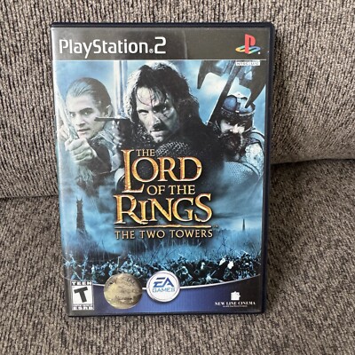 Lord of the Rings The Two Towers PS2 PlayStation BLACK LABEL Pre-Owned COMPLETE