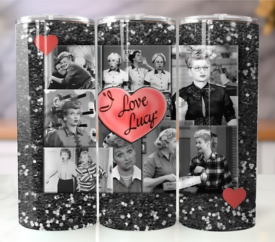 Classic TV Collage Tumbler 20oz Stainless Steel Retro Comedy Show Fan Gift