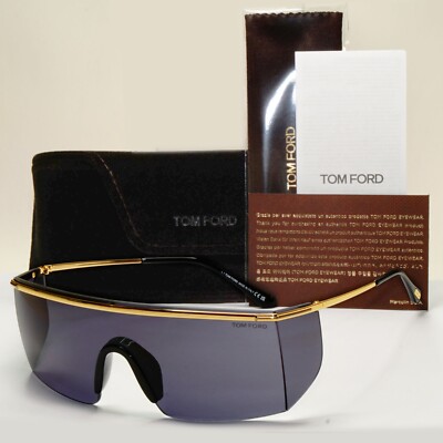 Tom Ford Sonnenbrille Pavlos-02 goldgrau abgeschirmt quadratisch FT0980 TF 980 30A