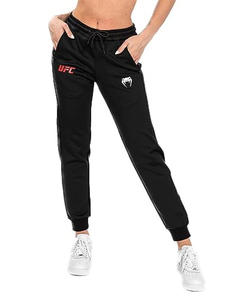 (TG. S) Venum UFC Adrenaline Women's Fight Week Pantaloni - Nero - S - NUOVO