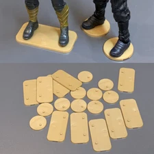 20 PCS Display Stand BASE For 6'' GI Joe MARVEL DC MOTU Figures Toys Gift Golden