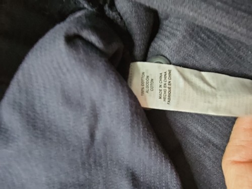 Unionbay Corduroy Shirt Men L Dark Blue Y2K Skater 90's New with Tags Shacket - Picture 6 of 12