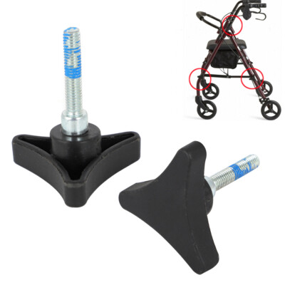 KNOB for WHEEL Assembly, 2 Pack Rollator Parts For Foldable Steel Rolling Walker