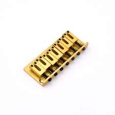 KD By AxLabs 7-String Hardtail Bridge - 10.8 mm Spacing - Satin Gold