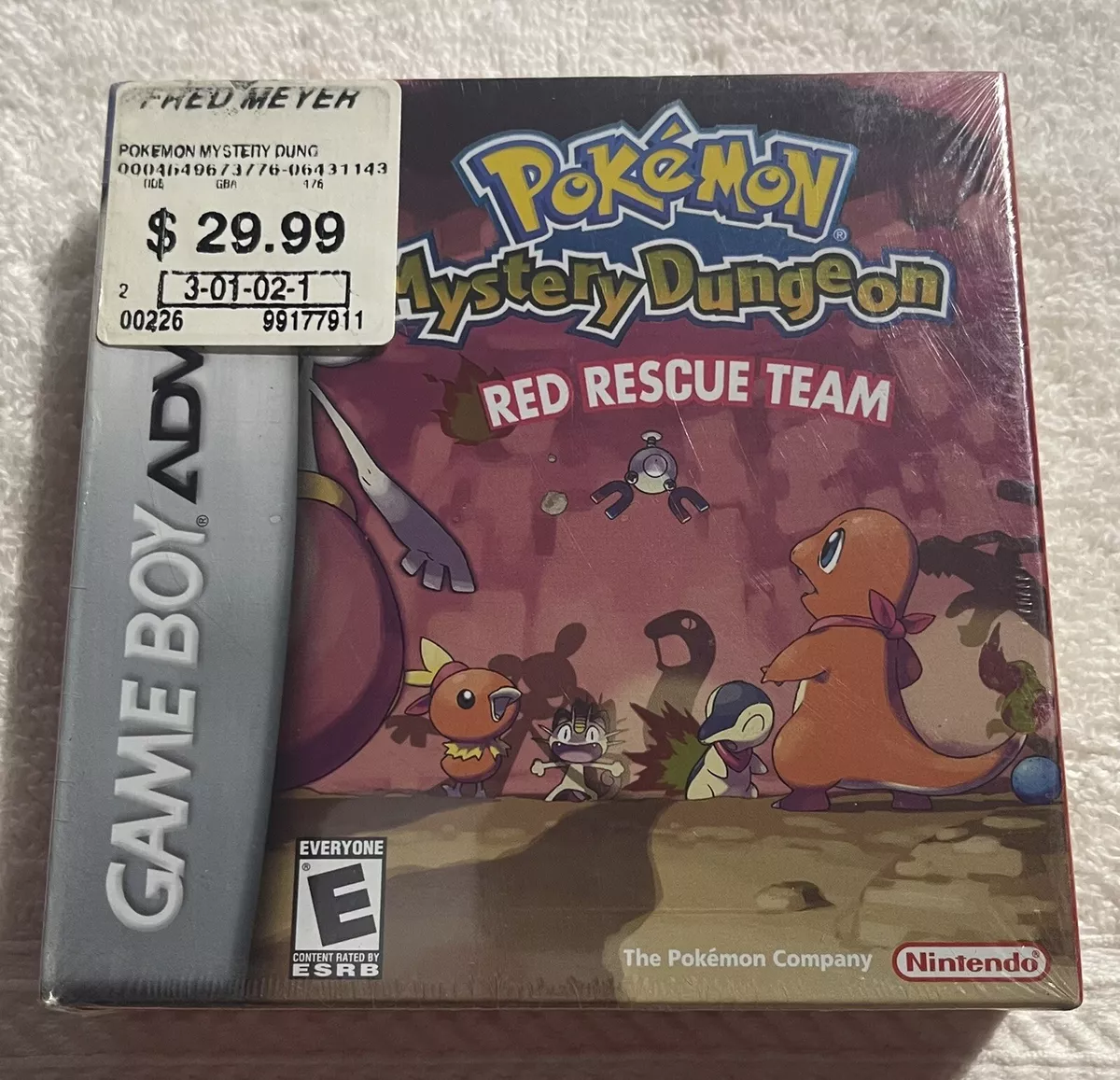 Pokemon Mystery Dungeon: Red Rescue Team Game Boy Advance GBA New Sealed H  Seam 45496737764