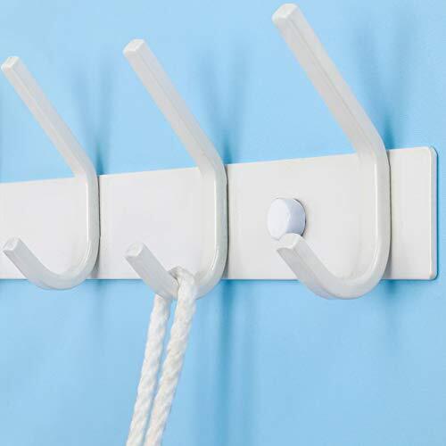 Coat Rack Wall Mount WhiteCoat Hooks Wall MountedWall Coat HangerHook Rack2 H... - Picture 3 of 6