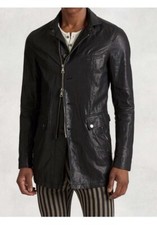  1498 Brand New John Varvatos Linen Resin Coated Coat EU 48 USA 38