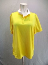 NIKE DRI-FIT COLORDRY Size L Boy 1/2 Button Collared Short Sleeve Polo Shirt 718