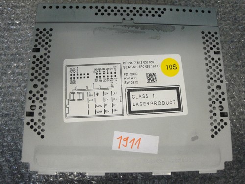 Seat Rns 310 Système de Navigation Navi 5P0035191C Défectueux - Photo 2 sur 4