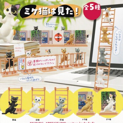 #ad I saw a tortoiseshell cat Complete set 5 Capsule Toy Gacha JAPAN JP NEW $32.97